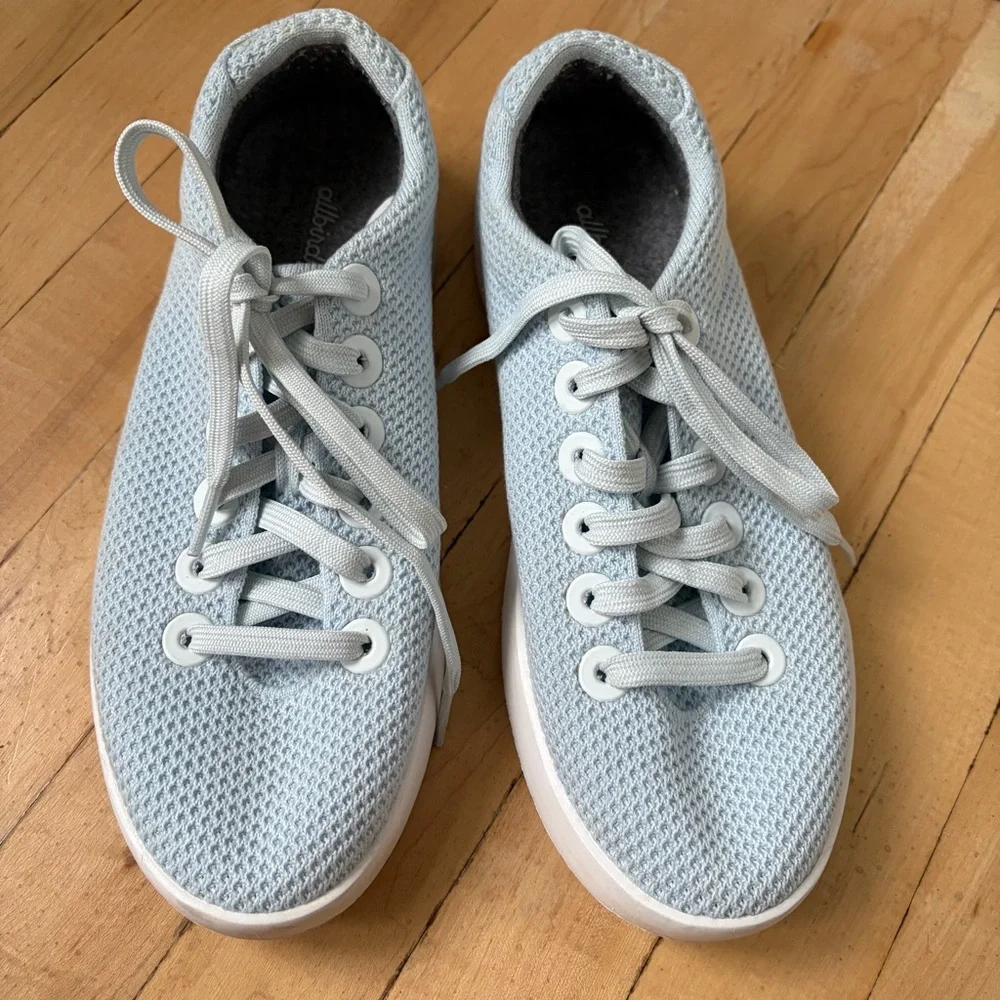 Allbirds Women's Tree Piper‎ Dreamy Blue/green Cream Hush Sole Women’s Size 9 - Picture 4 of 12